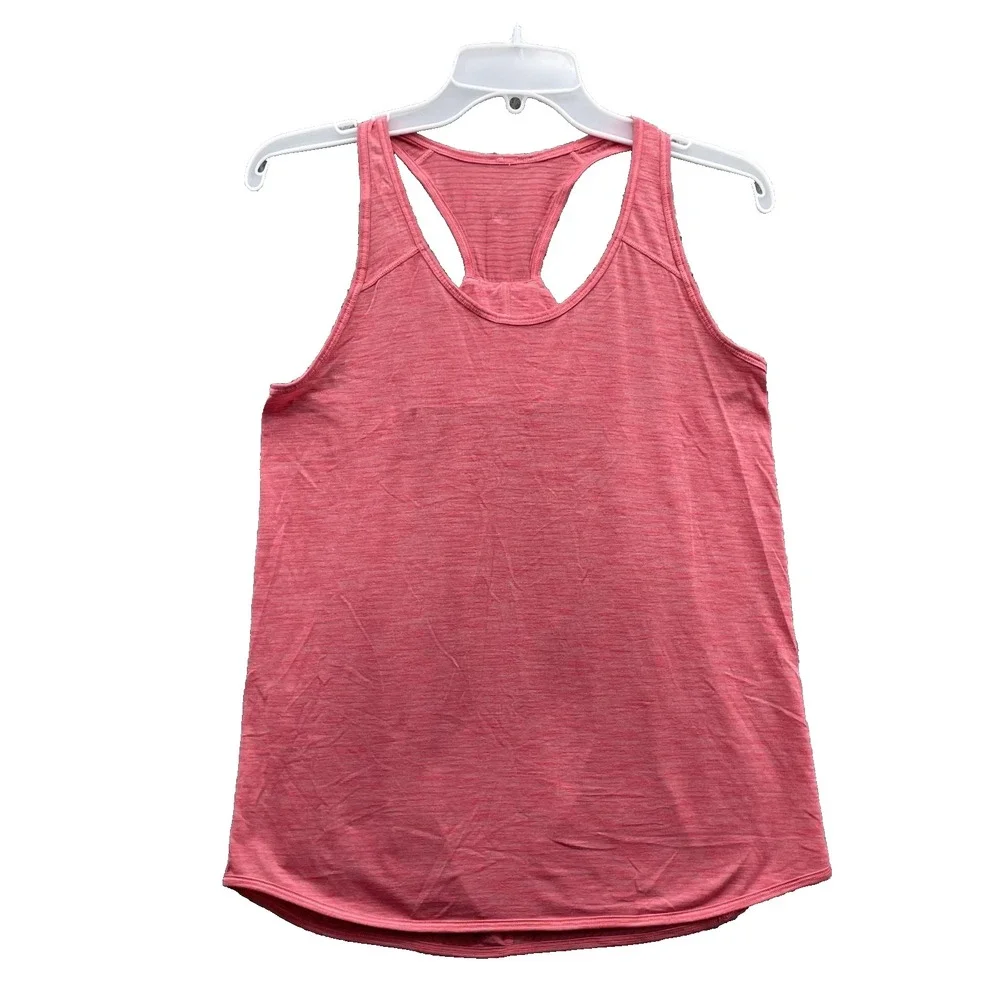 Lululemon Tank Top Women's 12 Pink Racerback Yoga Athleisure Fitness Workout Gym